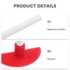 2Pcs Silicone Jar Scraper Spatulas Food Grade Flexible Bottle Scraper Tool Kitchen Blender Skinny Design Tall Jars