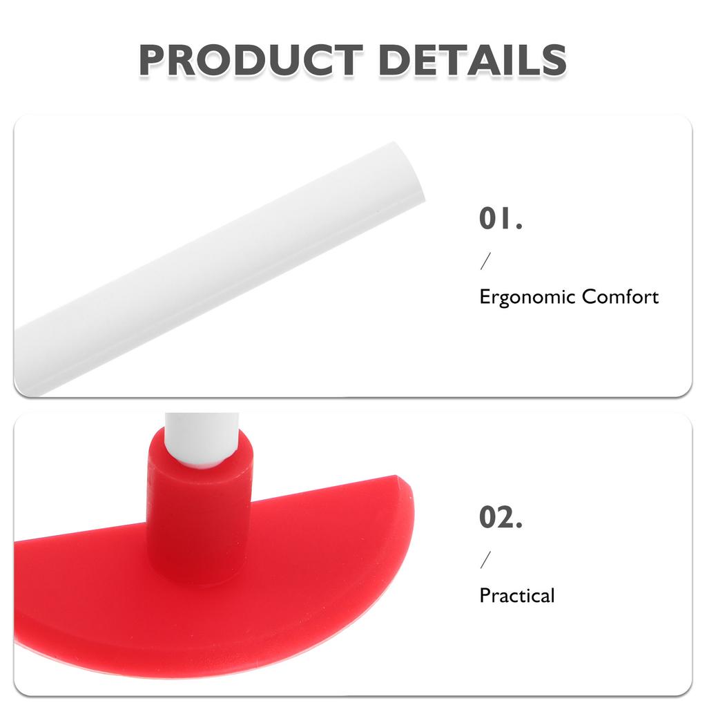 2Pcs Silicone Jar Scraper Spatulas Food Grade Flexible Bottle Scraper Tool Kitchen Blender Skinny Design Tall Jars