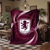 Aston Villa Football Print Flannel Blanket Soft Warm Sofa Bed Throw Blanket For Home Office Bedroom