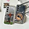 CR7-Ronaldo Jalgpalli Telefonikate Samsungile A10,12,20,21S,30,31,40,50,51,52,70,71 Läbipaistev Kate
