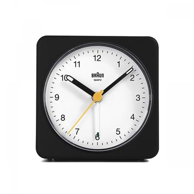 Braun Bc03bw Κλασικό Αναλογικό Ξυπνητήρι Crescendo Χαμηλού Θορύβου Δημόσιο Επιτραπέζιο Ρολόι