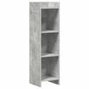 Bookshelf Concrete Grey 30 x 30 x 111 cm Engineered Wood