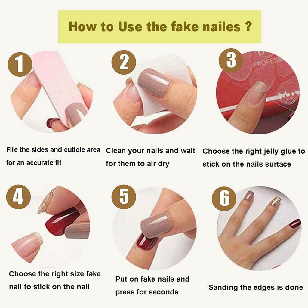 Hot Girl Short Wearable Nail, Handcrafted Butterfly Nail , Diamond Glitter, Nail Plate, High-end Fake Nail.3ML