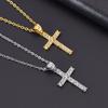 2026 European and American Necklace Women's High-end Clavicle Chain Niche Cross Diamond Pendant Jewelry