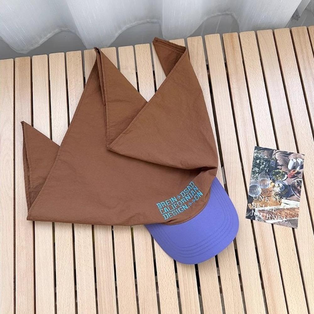 Breathable Sunscreen Headscarf Caps Quick Drying Sun Caps Fashion Peaked Cap  Summer