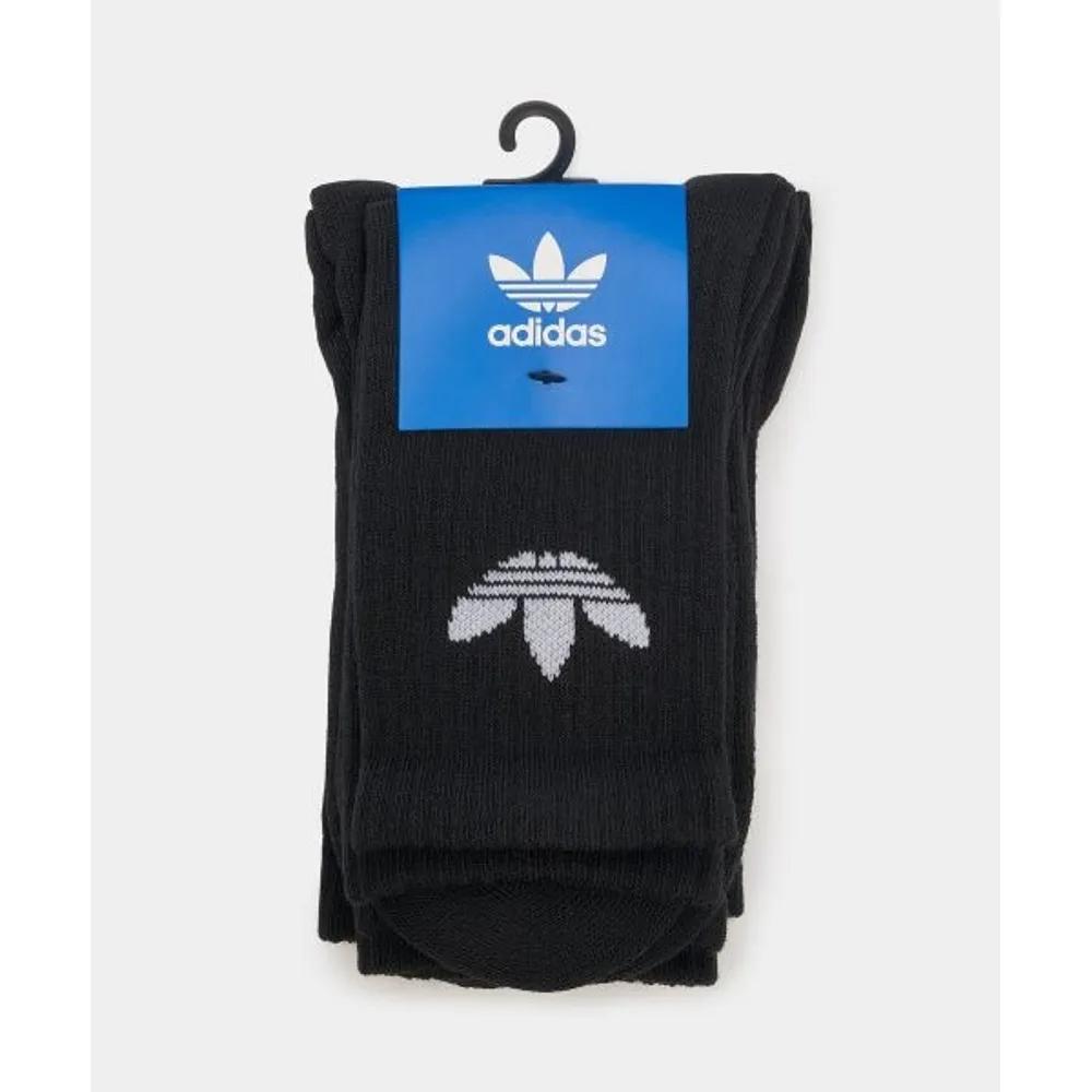 adidas Trefoil Cushion Crew Socks 3P - Black IJ5613 4496184