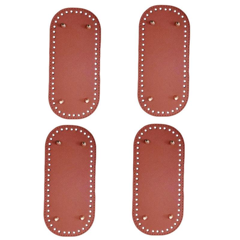 4Pcs/Set 22* 10cm DIY Hand-Woven Bag Bottom Set Pu Bag Accessories Bottom Plate
