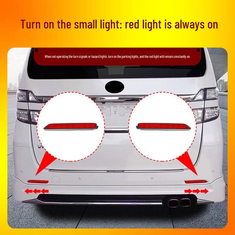 Alphard/Vellfire 20 Series Rear Bumper Light: Brake, Daytime Running, Flowing Turn Signal