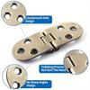 12pcs Heavy Duty Folding Table Hinges Bronze Sewing Machine Flip Top Hinge Zinc Alloy Butler Tray Hinge