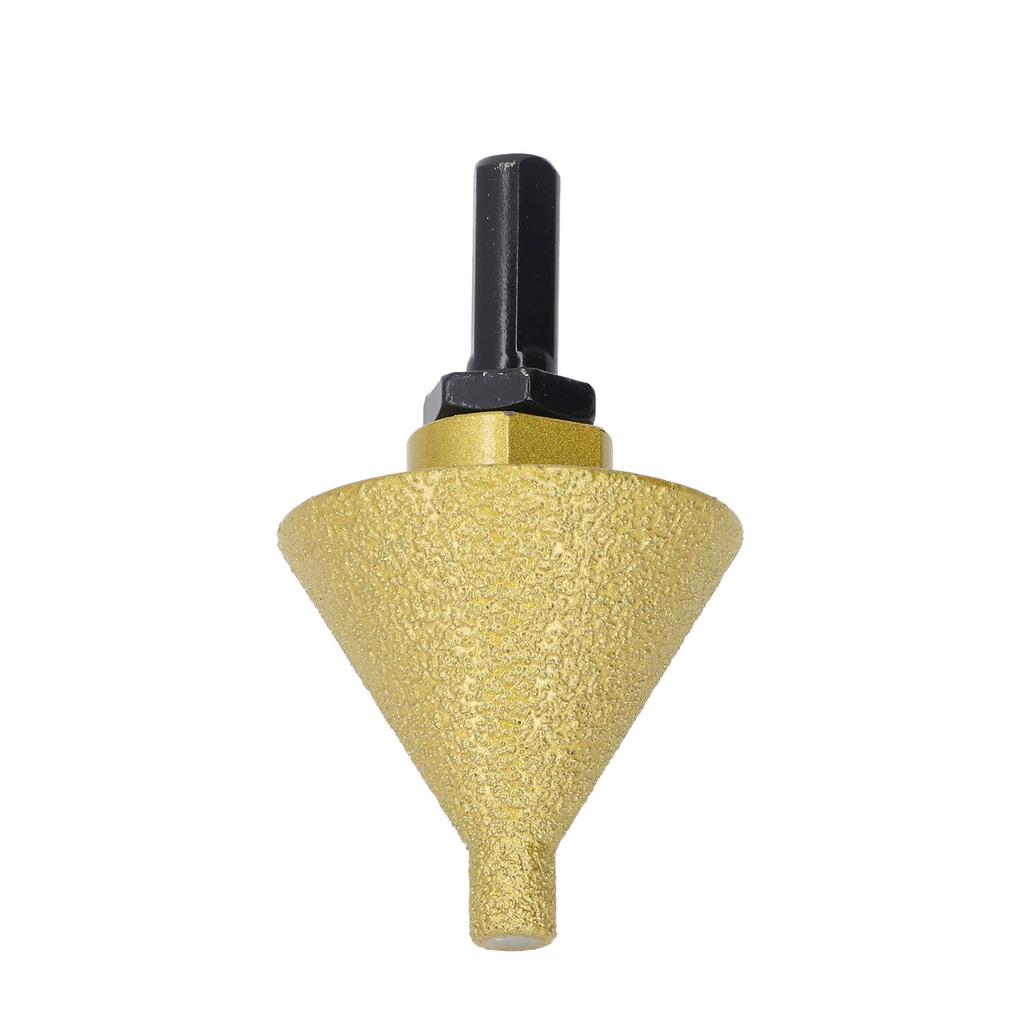 Diamond Beveling Chamfer Bit 50mm M10 Hole Enlarging Trimming Grinding Bit for Marble Quartz Ceramic