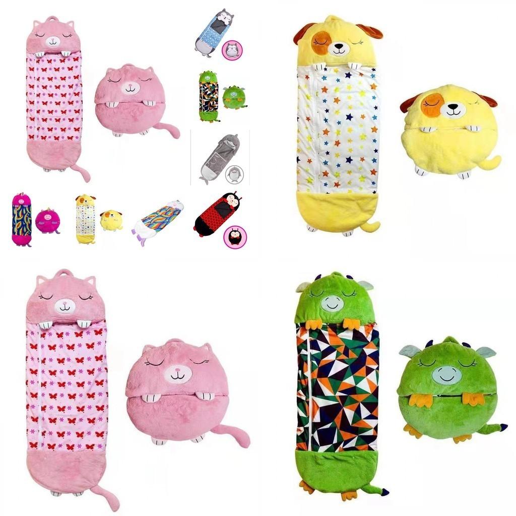 Große Cartoon Kinder Schlafsäcke Plüschpuppe Kissen Tier Schlafsack
