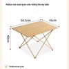 Portable Aluminum Alloy Roll-Up Camping Table