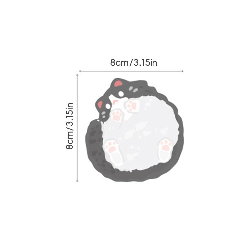 Kawaii Easy Peel & Stick Notes Creative Cute Cat Memo Pads Student Reward Stickers Reminder Bookmark Stickers Office Study Supplies