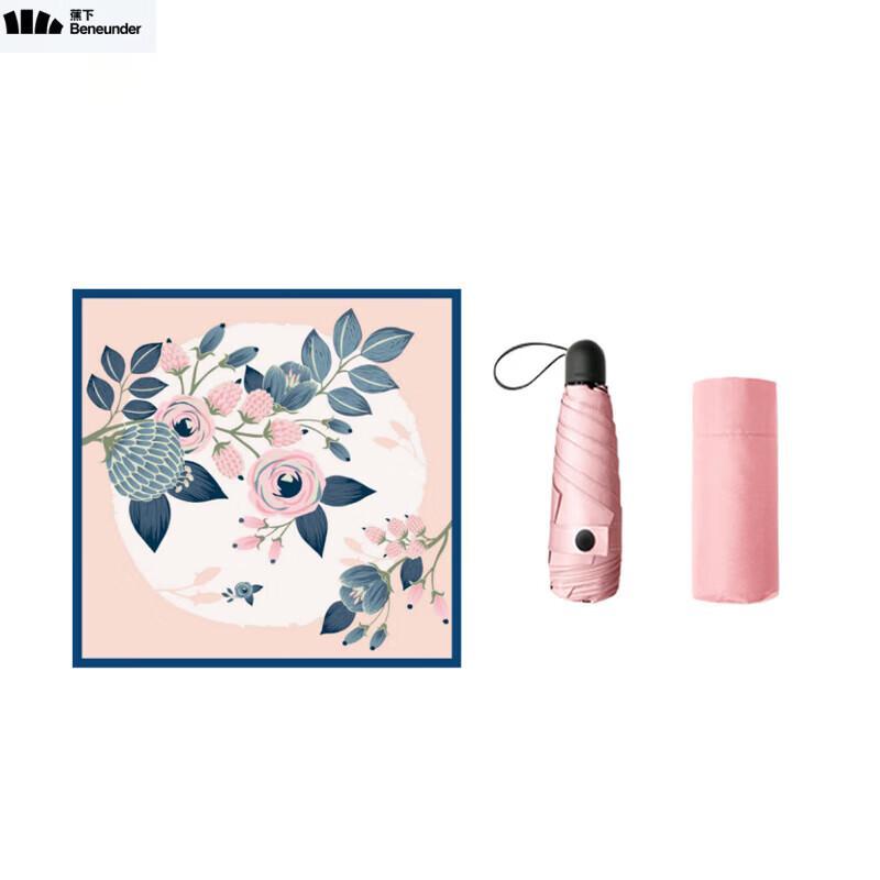 

Beneath Rose Rendezvous Umbrella & Silk Scarf Set