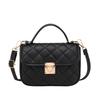Bag women's new trendy girl messenger bag fashion diamond portable shoulder messenger bag small square bag