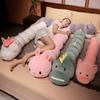 Animal Caterpillar Unicorn Pillow Plush Toy Doll Girl Bed Leg Long Pillow Ragdoll