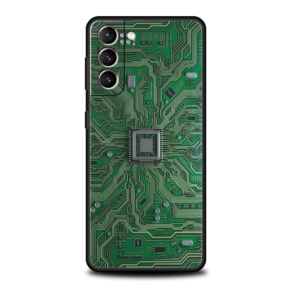 Handyhülle für Samsung Galaxy S23 S22 Ultra S20 S21 FE 5G S10 S9 Plus S10E S8 Note 20 Cover Innenplatine Leiterplatte