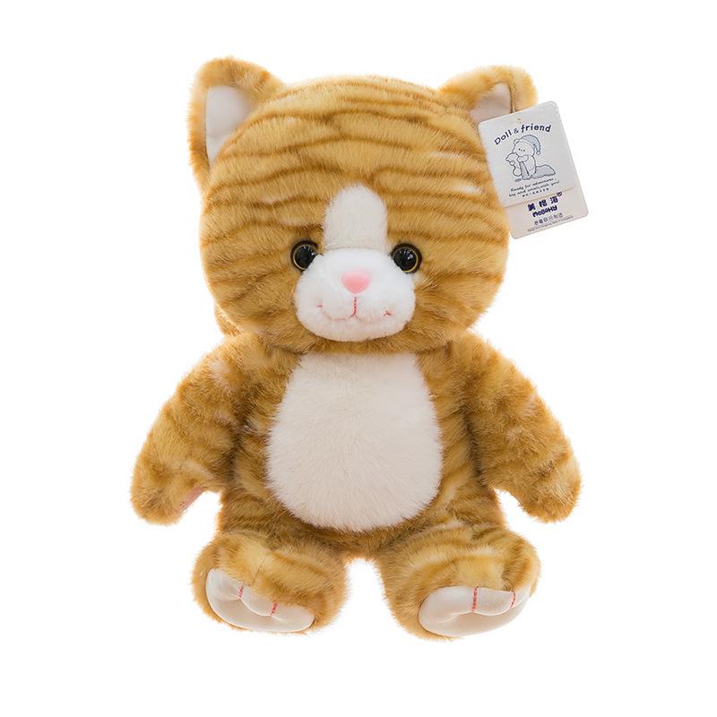 Forest Baby Elephant Plush Toy Children Sleeping Striped Cat Throw Pillow Squirrel Doll Birthday Gift