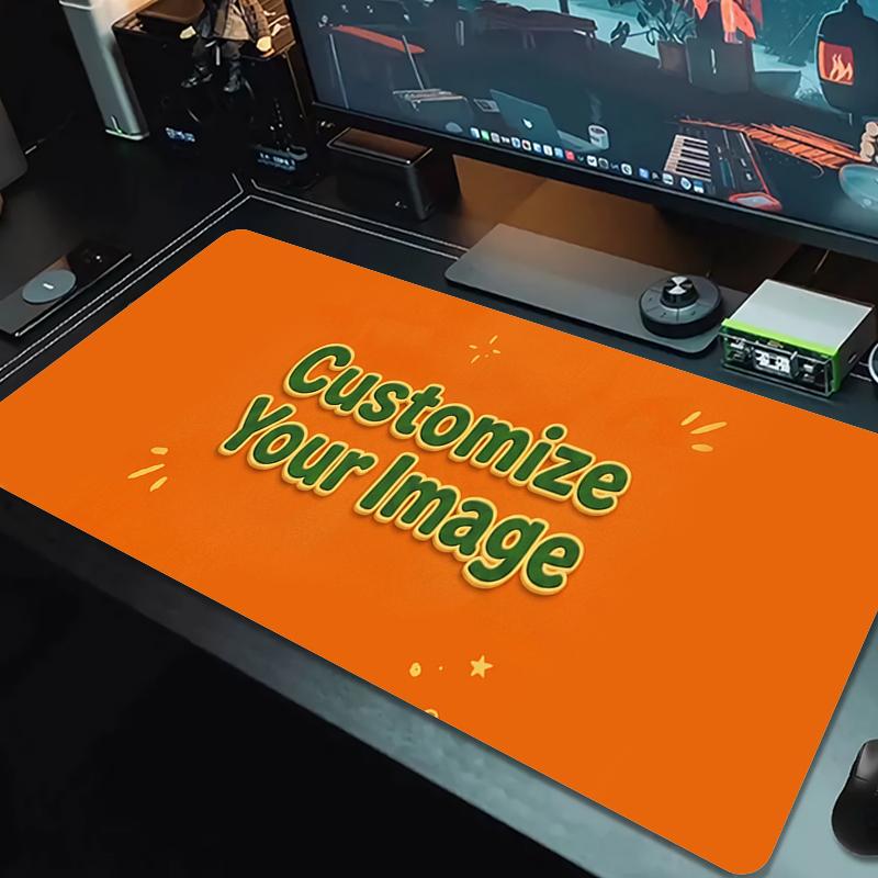 Passen Sie Ihr Bild Spitze Einfarbige Mauspads Große Gaming-Tischunterlage Rutschfeste Laptop-Tablet-Große Mauspads XXL-Matten Mini-PC-Spielmatte Mit Verriegeltem Rand