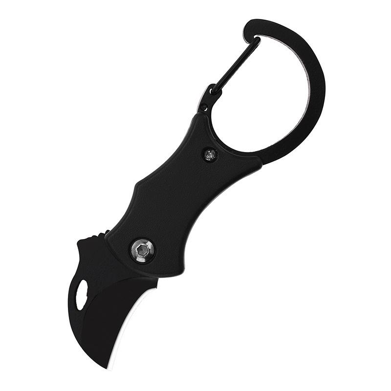 Portable Folding EDC Keychain Knife - Emergency Survival, Camping, and Unboxing Tool