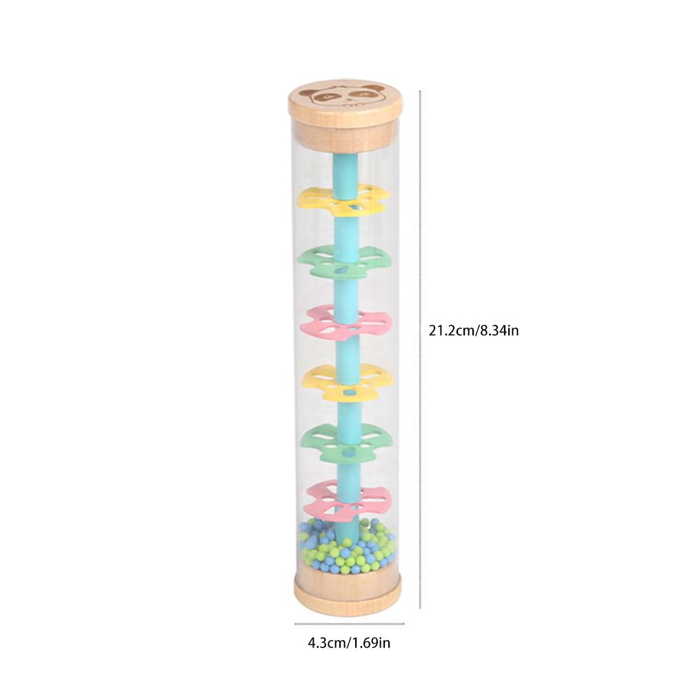 1 STÜCK Kinder Regentropfen Geräuschspielzeug Regenmacher Regenstab Musikinstrument für Kinder Regenstock Kinder Frühes Lerninstrument Spielzeug