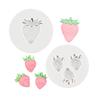 Fruit Strawberry Dessert Mousse Cake Mold Silicone Cake Decorations Reusable Baking Molds Kitchen Tools