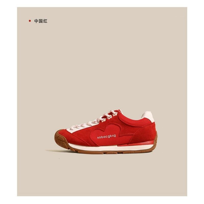 

Women s summer and autumn new versatile breathable sports jogging shoes red casual shoes women 40 красный