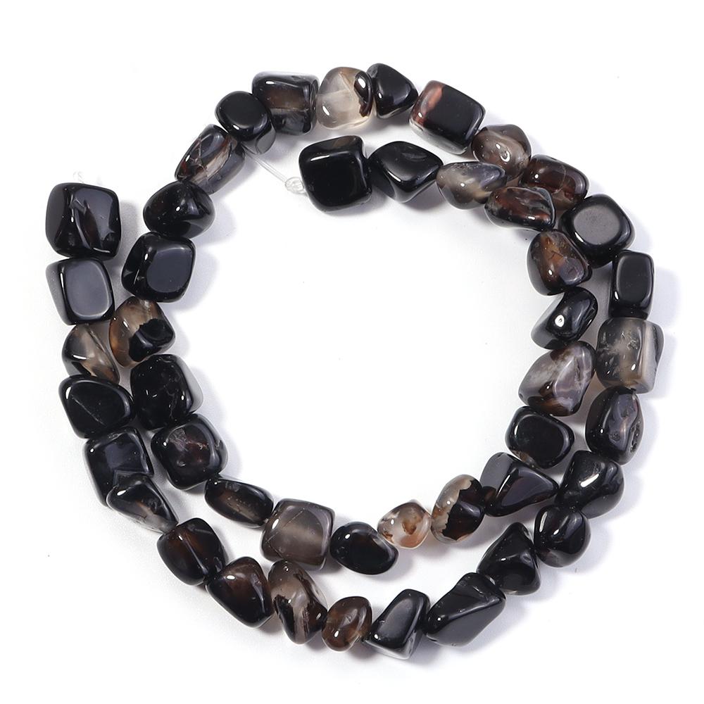42-46pcs/lot 8-10mm Irregular Agate Beads Natural Stone Beads For Jewelry Making DIY Bracelet Necklace Loose Beads Accessories