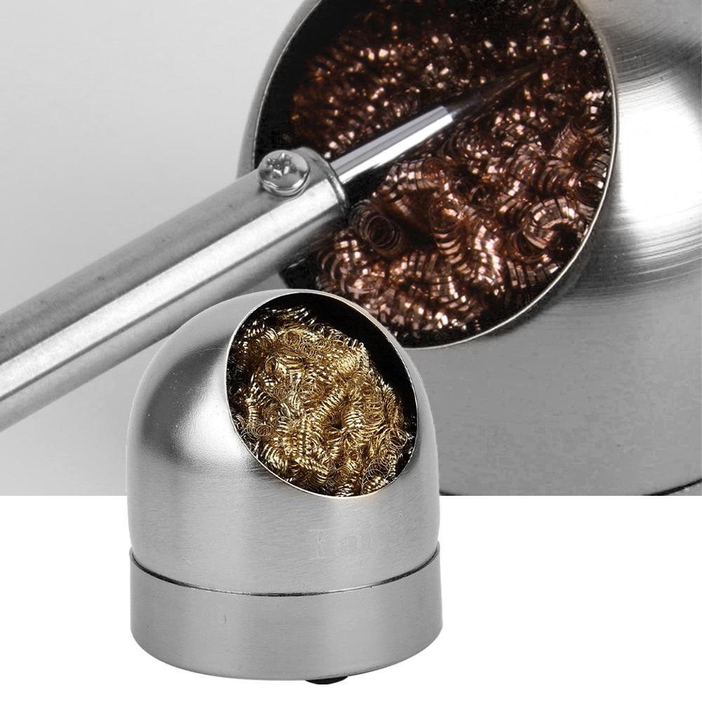 Solder Tip Cleaner Wire Soldering Iron Cleaning Holder Base Stand