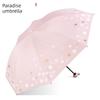Paradise Umbrella Sun Protection UV Protection Umbrella Female Sun Umbrella Goddess Black Glue Fresh Dual-Use Sun Umbrella Foldable