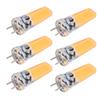 6PCS GY6.35 Bulb 5W COB Light Bulb 500lm Silicone Ceiling Lamp Bulb for Living Room