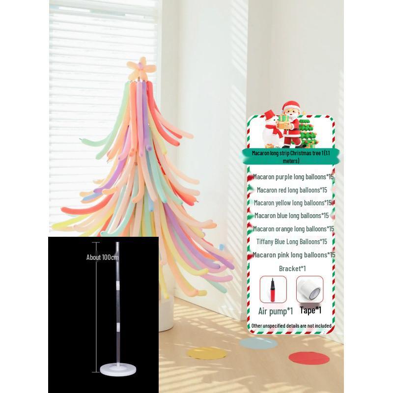 Festive Christmas Tree Balloon Decoration Kit for Birthdays & DIY Projects