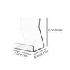 1/2/6 Pcs Transparent Display Stand Book For Shelf Desktop Bookshelf Acrylic Clear Storage Office