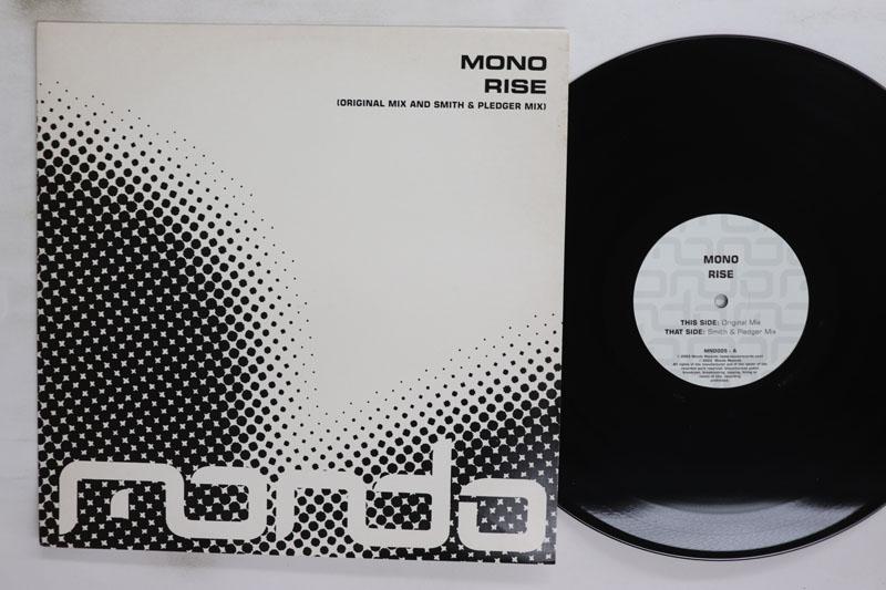 12inch Record MONO Rise MND005 Mondo Records 2004 UK Dance Electronica Used