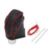 RATCHROLL Gear Shift Knob Cover for Subaru Impreza Faux 1 2017-2023, Leather, Pc, Black/Red
