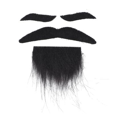 Halloween Beard Mustache Eyebrow Costume Party Decoration Beard Facial Hair Mustache Prop Green