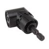Black Right Angle Drill Adapter Multifunction Power Screwdriver Adapter  Automotive Repair
