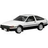 PLATZ/MONO 1/32 Scale Automobile Kit Toyota Sprinter Trueno AE86 High-Tech Two-Tone (White & Black) Pre-Colored Plastic Model Kit MN01 (Car)
