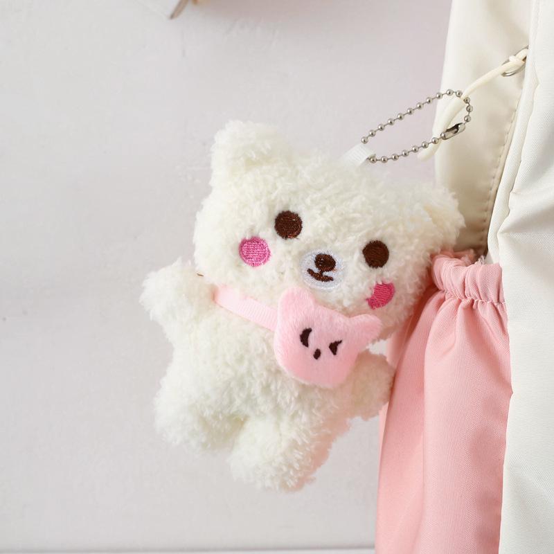 School bag new cartoon cute primary school schoolbag four-piece large-capacity middle school student backpack burden reduction casual backpack women
