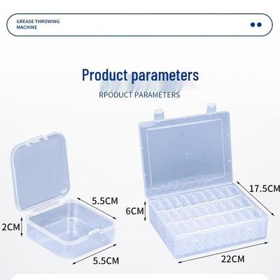 Perlen Aufbewahrungsbox: DIY-Set zur Organisation von Nailart und Schmuck, durchsichtiger Kunststoff-Organizer