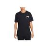 Nike Round Neck Short Sleeve Logo Print T-Shirt Men T-Shirts Black DX1067-010