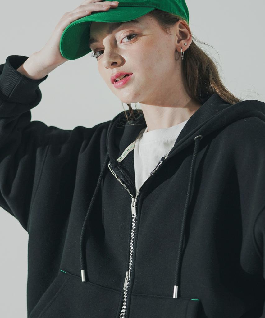 Wv Project Kani Hoodie Zip-Up Black Mjhd7627