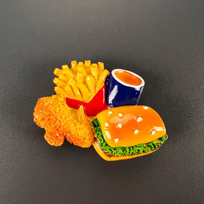 Magnet de Frigider Jucărie Alimentară Stereoscopică 3D - Autocolant Magnetic Decorativ Creativ