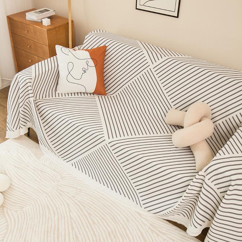 Sofa Cover Four Seasons Universal Simple Ins Style Fresh Sofa Cushion Cover Cloth Blanket All-Inclusive Universal Sofa Cover Towel