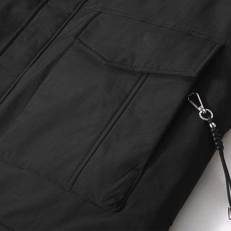 Übergröße 5XL-12XL Mode Winter Herrenmantel Kapuze Wasserdicht Lässig Locker Dick Warm Übergröße Oberbekleidung Herrenjacken