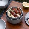 Camping Tableware Stainless Steel Bowl Easy Maintenances Impacts Resistant for Hiking and Backpacking Stackable Bowl