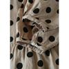 2025 Autumn/Winter Artistic A-line Skirt with Pockets and 3/4 Sleeves