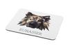 Eurasian, Eurasier – Geometric mouse pad with a picture and text | Art-Dog