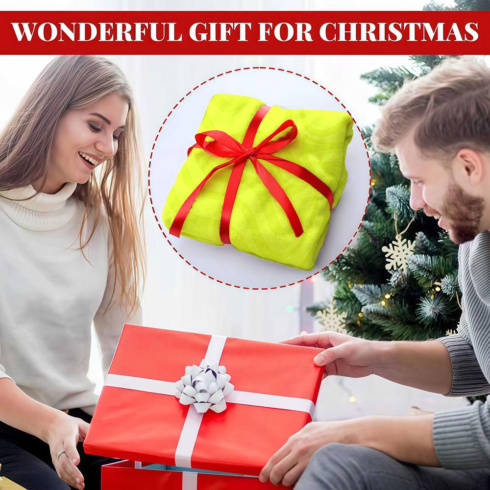 Neon Yellow Swirl Winter Summer Flannel Blanket Throw Fleece Soft Fuzzy Plush Cozy Fleece Blankets For Sofa Ideal Gifts