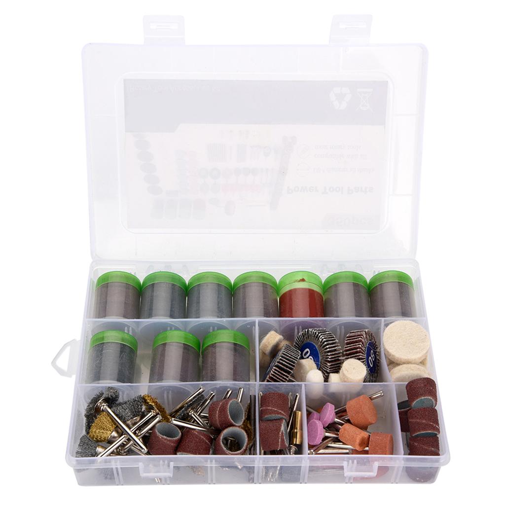 350pcs Grinding Sanding Wheel Polishing Rotary Tool Accessory Kit Set
